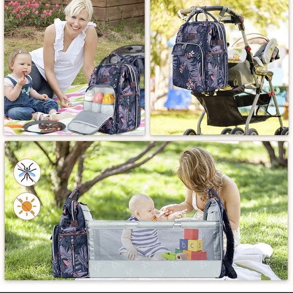 VANKEAN Diaper Bag Backpack with Portable Changing Pad, Baby Diaper Bags - Picture 8 of 8